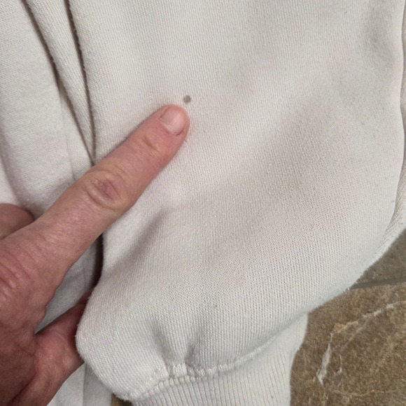 Reflex California Crewneck Sweatshirt‎ Cream Maroon College Style Size M - Picture 8 of 9